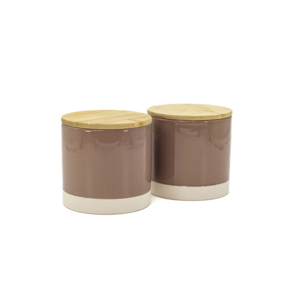 Barattolo con tappo bamboo