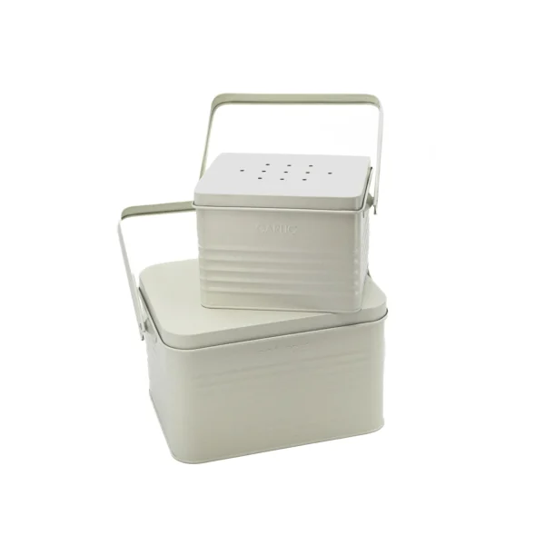 Villa d Este Home Tivoli Set 2 contenitori patate, cipolle e aglio, Vintage colore Crema 