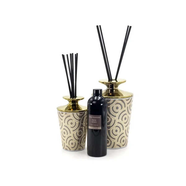 Profumatore per Ambiente con Bastoncini HYPNOTIC in Bottiglia ceramica Pepe Nero
